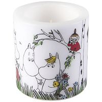 свеча большая moomin счастливое семейство, 8 см в Братске