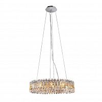 подвесная люстра crystal lux lirica sp10 d610 chrome в Братске