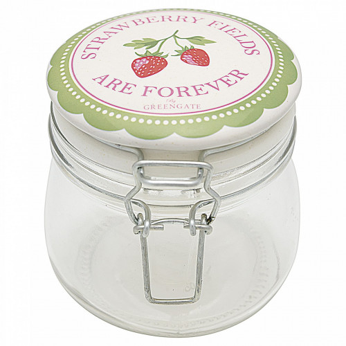 банка стеклянная strawberry pale green в Братске