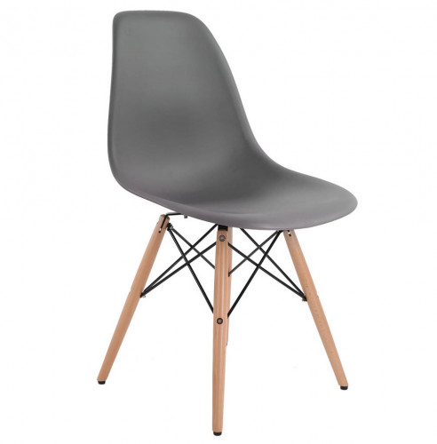 стул деревянный pc-015 серый (eames style) в Братске