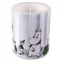 свеча большая moomin зимнее путешествие, 8 см в Братске