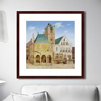 картина: the old town hall of amsterdam, 1657г. в Братске