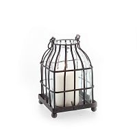 подсвечник-фонарь металлический со стеклом bird in cage i, 15 см в Братске