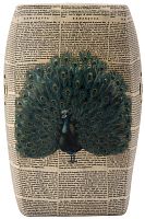 керамический столик-табурет garden stool с павлином в Братске