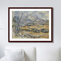 картина: montagne sainte-victoire, 1890г. в Братске