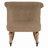 кресло amelie french country chair светло-коричневое в Братске