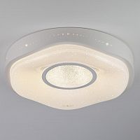 потолочный светодиодный светильник eurosvet shine 40011/1 led белый в Братске