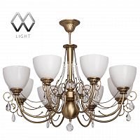 подвесная люстра mw-light фелиция 347016608 белая в Братске