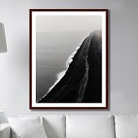 картина: black sand beach, iceland в Братске