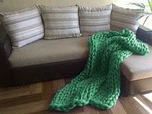 плед нежность зелёный большой в Братске
