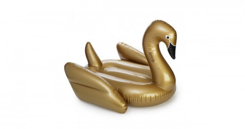 надувной круг swan золотой в Братске