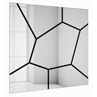 зеркало большое квадратное черное слоу-1 в Братске