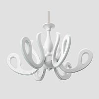 потолочная светодиодная люстра ambrella light orbital classic fk81/6 wh 292w d640 белая в Братске