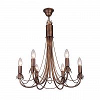 подвесная люстра toplight lucinda tl7350d-06br в Братске