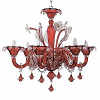 подвесная люстра ideal lux ca vendramin sp6 rosso в Братске