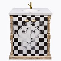 тумба с раковиной эксельсиор снег fornasetti в Братске