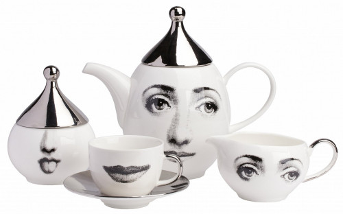 чайный сервиз пьеро форназетти faces silver в Братске