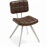 стул lola seat pu brown ножки из нержаеющей стали c589u09 от la forma (ex julia grup) в Братске