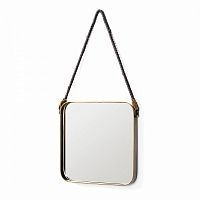 зеркало на ремне квадратное бежевое со скругленными углами step от la forma (ex julia grup) в Братске