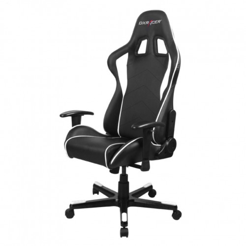 кресло геймерское dxracer formula черно-белое в Братске