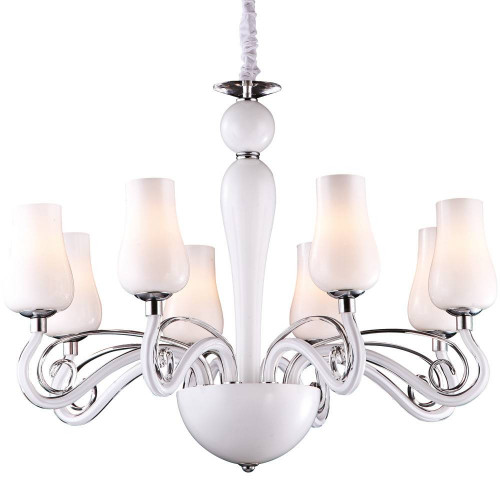 подвесная люстра arte lamp biancaneve a8110lm-8wh в Братске