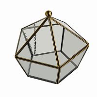 флорариум стеклянный в винтажном стиле diamond shape в Братске