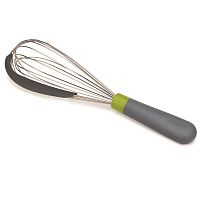 венчик со скребком 2-в-1 whiskle серо-зелёный в Братске