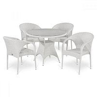 комплект плетеной мебели white на 4 персоны в Братске