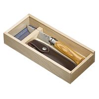 нож stainless steel с ручкой из оливы 8,5 см в Братске