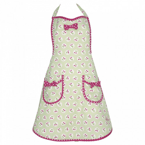 фартук cherry berry p.green w/bow в Братске