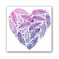 постер heart а4 (фиолетовый) в Братске