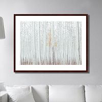 картина: the white wood forest в Братске