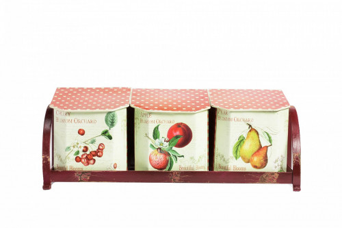 набор емкостей для хранения на подставке fruits в Братске