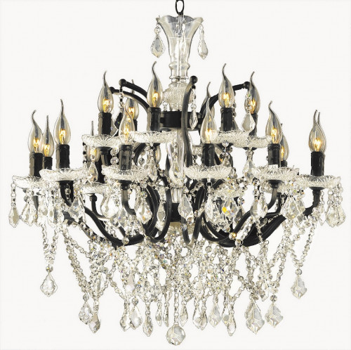 люстра avensis антик чёрная, прозрачная в Братске